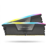 رم دسکتاپ DDR5 کورسیر مدل VENGEANCE RGB ظرفیت 32 گیگابایت، دوکاناله، فرکانس 6400 مگاهرتز
