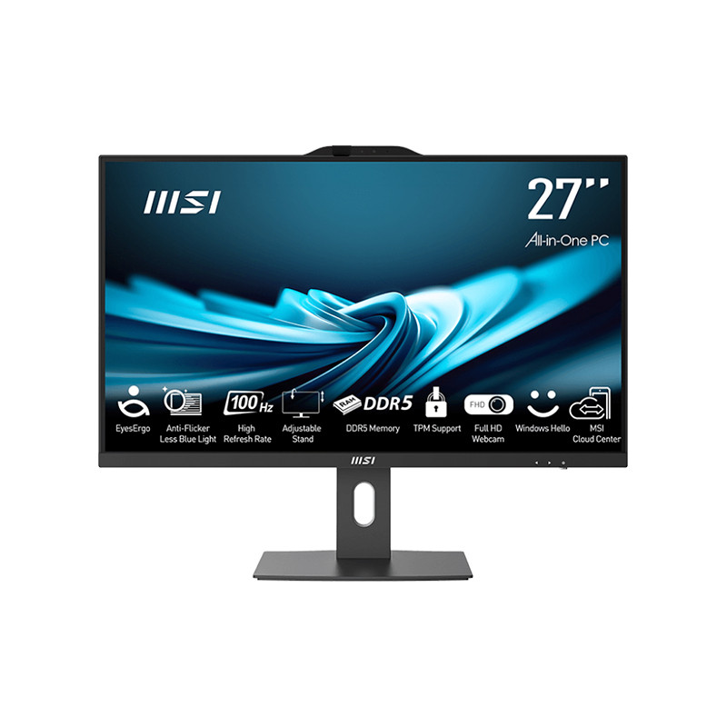 AP272P کامپیوتر همه کاره 23.8 اینچ ام اس آی Pro AP272P 14M-i3 14100-8GB DDR5-500G SSD - تصویر 1
