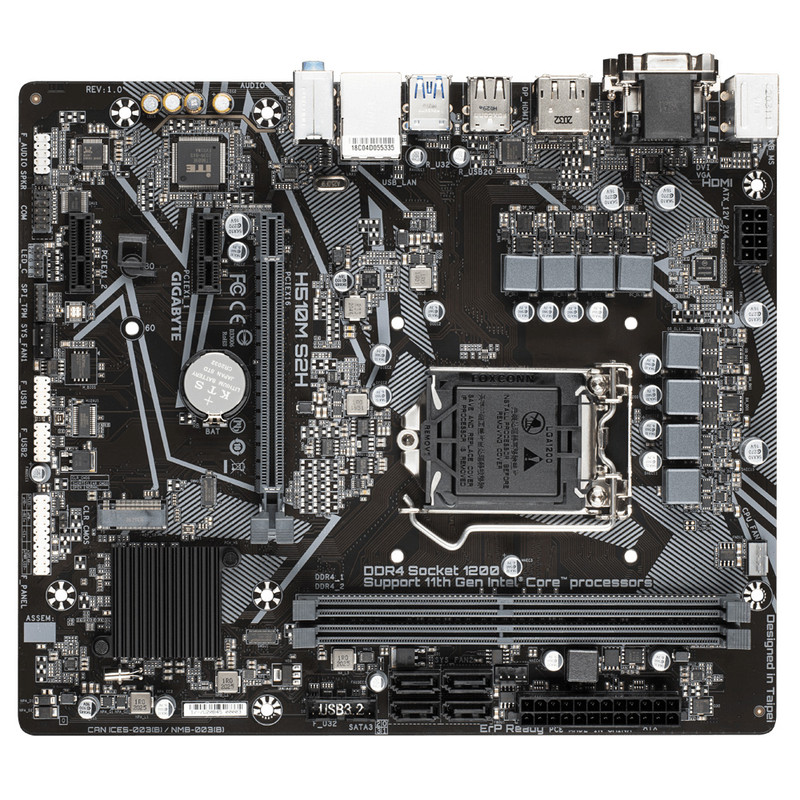 h510 مادربرد گیگابایت مدل H510M S2H - تصویر 1