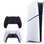کنسول بازی سونی مدل PlayStation 5 Slim Digital Edition ظرفیت 825 گیگابایت ریجن CFI-2116 اروپا به همراه دسته اضافی