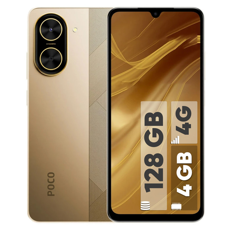poco c71 گوشی موبایل شیائومی مدل Poco C71 دو سیم کارت ظرفیت 128 گیگابایت و رم 4 گیگابایت - تصویر 1